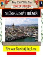 20 thành phố nổi tiếng thế giới