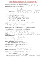 Chuyen de HSG CM dang thuc L9