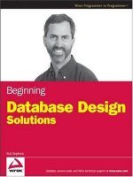 Begin databse design solution 2009