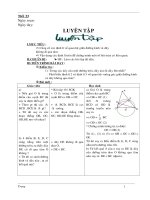 Giáo án  HH 9 (3 cột T 23)