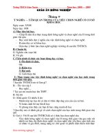 Giao an huong nghiep 9 (Du 9 thang)