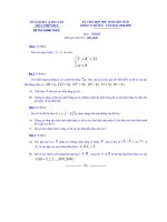 Đề thi chọn HSG toán cấp tỉnh L12 2008-2009 chuyên