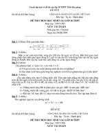 Bo de thi vao 10 BAC GIANG(1998-2007)