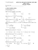 ĐỀ THI HK2 CÓ ĐÁP ÁN