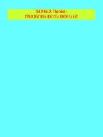 Tiết 29: Thực hành