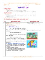 Giáo án MT lớp 1 : bài 12