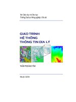 Giáo trình hệ thống thông tin địa lý 