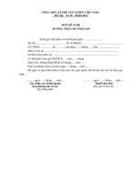 ĐƠN ĐỀ NGHỊ  HƯỞNG TRỢ CẤP THAI SẢN