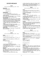 Bộ đề thi vào THPT Tỉnh Hải Dương