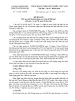 KẾ HOẠCH ĐAO TẠO CÁN BỘ GIÁO VIÊN (SO GD&DT-TQ)