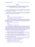 Luật sửa đổi một số điều của luật Khiếu nại tố cáo