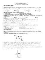Kiểm tra phần chất khí + đáp án
