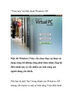 Vista hóa” hệ điều hành windows XP 