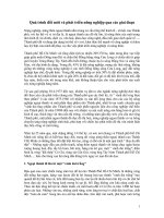 Quá trình đổi mới và phát triển nông nghiệp qua các giai đoạn 