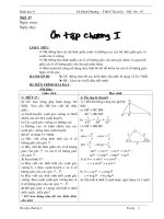 Giáo án  HH 9 (3 cột T17 - 18)