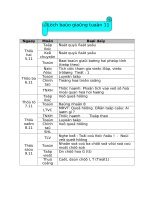 Giao an lop 3 - tuan 11(tk)