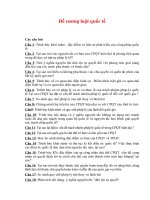 Đề cương luật quốc tế 