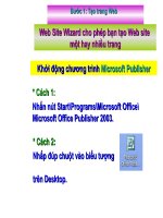 Tao Web bang Power Point