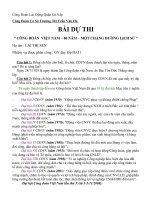 Bài dự thi tìm hiểu về công đoàn việt nam 