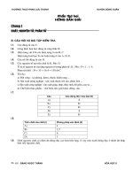 GIẢI ĐỀ CHƯƠNG I,II