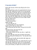 vì sao phụ nữ khóc