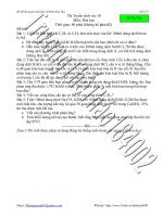 Tuyển sinh vào 10 (đề thi thử 5)