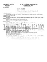 Tuyển vào 10 Bình Định 2009 (Có lời giải)