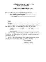 ĐƠN GHI NỢ TIỀN SỬ DỤNG ĐẤT