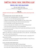 những thắc mắc thường gặp trên thư viện trực tuyến