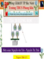 Tiết 20 Ròng rọc