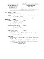 Đề thi HK I (08-09)