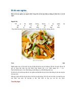 Bí đỏ xào nghêu