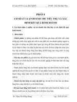 ke toan doanh thu tieu thu va xac dinh ket qua hoat dong kinh doanh 