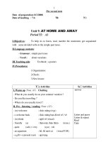 tieng anh 7 ki II hai côt