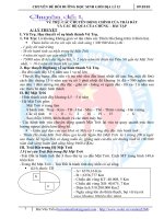 Chuyên đề bồi dưỡng HSG địa lý 12 vũ trụ trái đất 