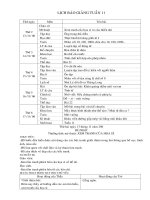 Giáo án khối 4 tuần 11