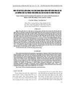 MộT Số CHỉ TIÊU LÂM SàNG, PHI LÂM SàNG BệNH VIÊM PHổI TRÊN ĐàN BÊ CáI LAI HƯớNG SữA TạI TRUNG TÂM GIốNG GIA SúC Hà NộI Và VùNG PHụ CậN