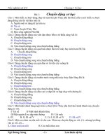 Kho trắc nghiệm (dạy thêm)