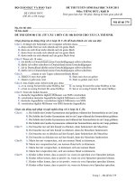 ĐỀ THI TUYỂN SINH ĐẠI HỌC NĂM 2011 Môn: TIẾNG ĐỨC; Khối D 379 
