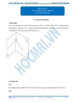 Tài liệu bài giảng các vấn đề về góc p2