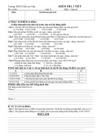 Đề kiểm tra Sử 9