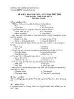 mot so de kiem tra hoc ki