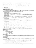 Đề thi học kỳ II- Toán 9