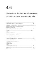 Chất màu và ảnh bức xạ kế tự quét đa phổ điện.Mô hình và Cách biểu diễn.