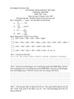 Đề thi HSG toán lớp 5 _ cấp tỉnh - 08-09