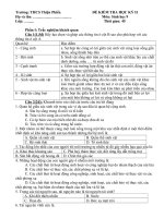 KTKSCL Sinh 9 Kì II