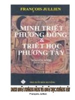 MINH TRIẾT PHƯƠNG ĐÔNG VÀ TRIẾT HỌC PHƯƠNG TÂY