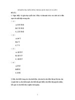 ĐỀ KIỂM TRA MÔN TIẾNG TRUNG QUỐC HỌC KỲ II LỚP 8 Đề số 2