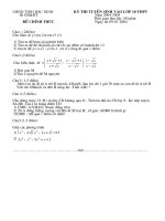 DE THI VAO 10 -BAC NINH