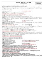 Đề Thi Thử ĐH - CĐ Số 05 (Đ.án)